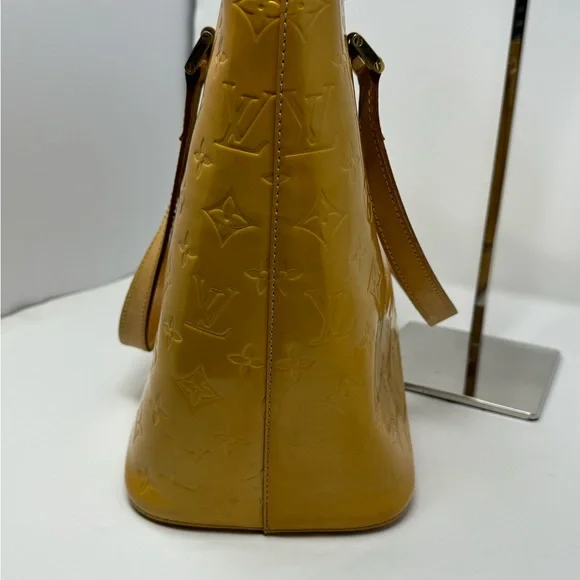 Louis Vuitton Vernis Houston Bag Mustard #TH0978 - Picture 7 of 9